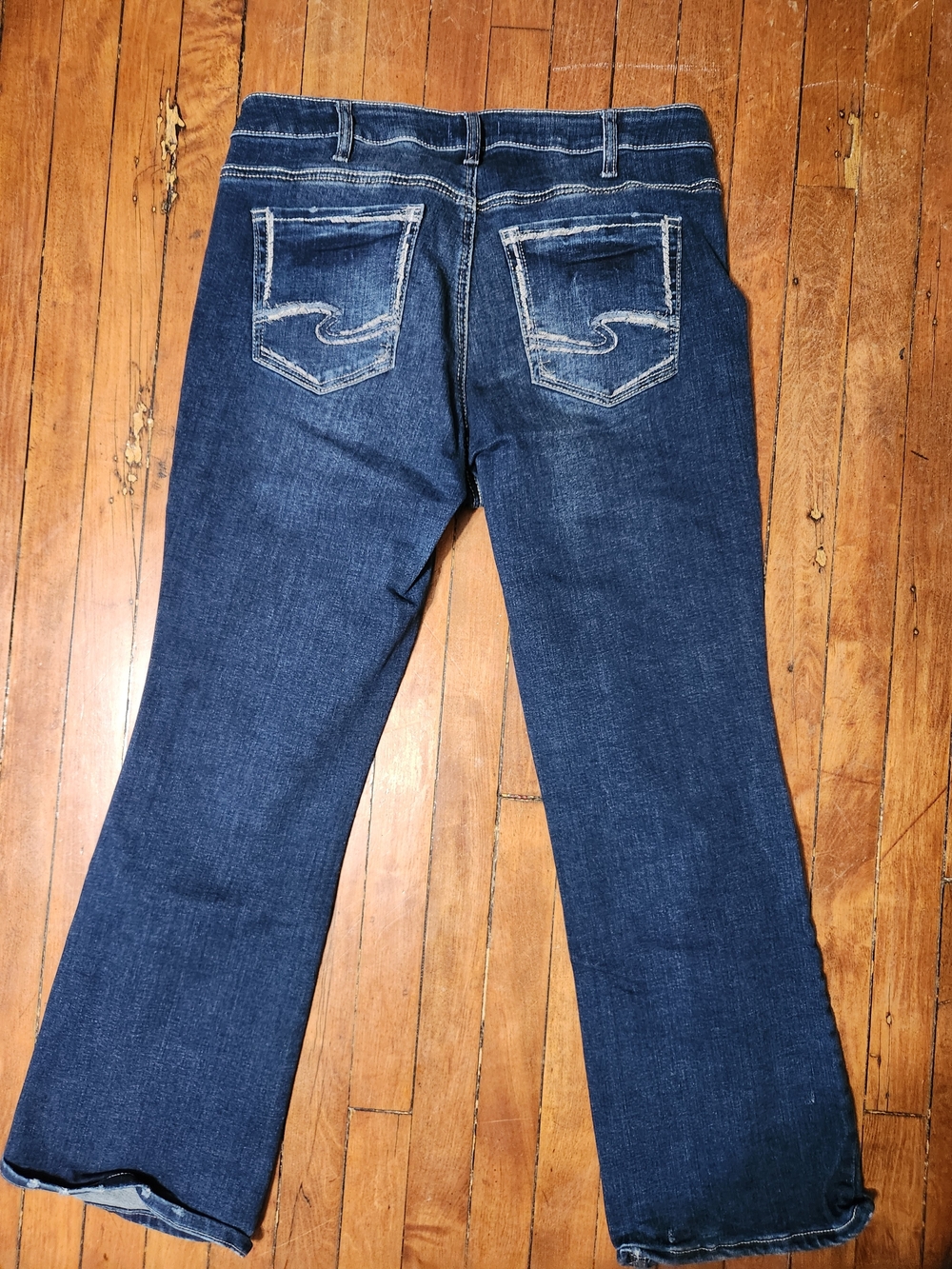 Silver Suki Womens Bootcut Jeans 16x31